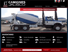 Tablet Screenshot of camionesjalisco.com